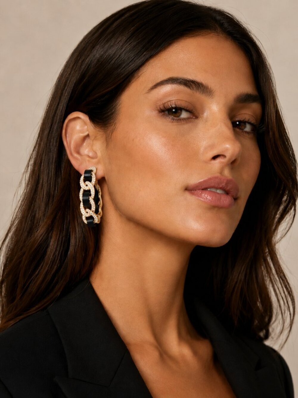 Aldo Statement Blacklink Multi Earrings